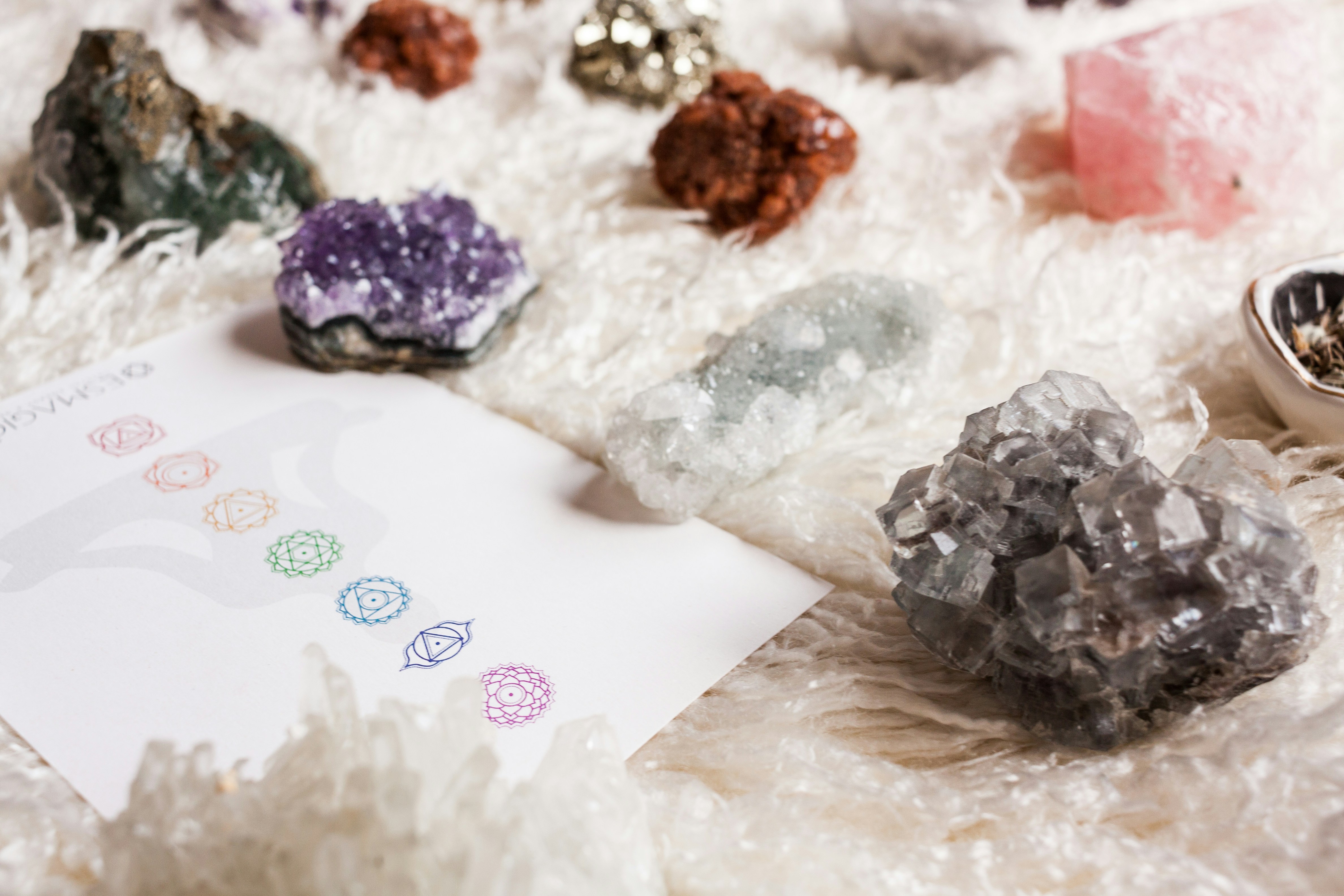 Chakra Energy System with Healing Crystals